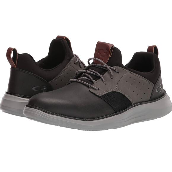 New Concept 3 by Skechers Men's Rickardo Sneaker Size 8.5 Black and Gray - Picture 1 of 9